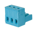 SAME SKY TBP01P1-508-10BE Pluggable Terminal Block, Blue, 5.08 mm, 10 Ways, 28 AWG, 12 AWG, 2.5 mm², Push In, Screw