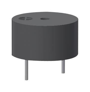 PUI AUDIO AI-1440-TWT-24V-3-R Transducer, Continuous, 88 dBA, 4 kHz, Through Hole, Internal