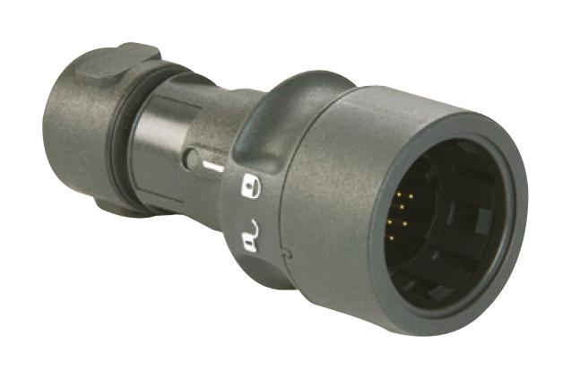 BULGIN LIMITED PXP6010/04S/CR/0709 Circular Connector, 6000 Series Buccaneer, Cable Mount Plug, 4 Contacts