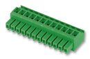 PHOENIX CONTACT 1826982 Pluggable Terminal Block, 3.81 mm, 3 Ways, 28AWG to 16AWG, 1.5 mm&sup2;, Screw, 8 A GTIN UPC EAN: 4017918100032 MCVW 1,5/ 3-ST-3,81