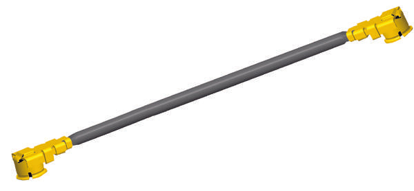 AMPHENOL RF A-1PA-113-180B2 COAXIAL CABLE, 180MM, BLACK