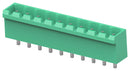 TE CONNECTIVITY - BUCHANAN 1-2842516-0 Terminal Block, PA66, Green, 1Row, Header, 5.08 mm, 10 Ways, 15 A, 300 V, Through Hole Vertical