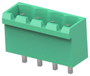 TE CONNECTIVITY - BUCHANAN 2842516-4 Terminal Block, PA66, Green, 1Row, Header, 5.08 mm, 4 Ways, 15 A, 300 V, Through Hole Vertical