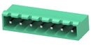 TE CONNECTIVITY - BUCHANAN 2842518-7 Terminal Block, PA66, Green, 1Row, Header, 5.08 mm, 7 Ways, 15 A, 300 V, Through Hole Right Angle