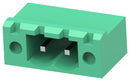 TE CONNECTIVITY - BUCHANAN 2842524-2 Terminal Block, PA66, Green, 1Row, w/Flange, Header, 5.08 mm, 2 Ways, 15 A, 300 V