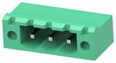 TE CONNECTIVITY - BUCHANAN 2842524-3 Terminal Block, PA66, Green, 1Row, w/Flange, Header, 5.08 mm, 3 Ways, 15 A, 300 V