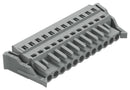 WAGO 231-112/037-000 Pluggable Terminal Block, Female, 5 mm, 12 Ways, 28 AWG, 12 AWG, 2.5 mm², Clamp
