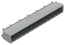 WAGO 231-442/001-000 Terminal Block, PA66, Grey, 1Row, Header, 5 mm, 12 Ways, 12 A, 630 V, Through Hole Right Angle