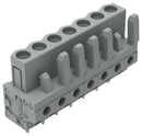 WAGO 232-137 Terminal Block, PA66, Grey, 1Row, Header, 5 mm, 7 Ways, 12 A, 630 V, Through Hole Vertical