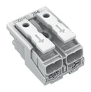 WAGO 294-4002 Pluggable Terminal Block, Lighting Conn, 10 mm, 2 Ways, 18 AWG, 12 AWG, 2.5 mm², Push In
