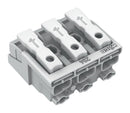 WAGO 294-4003 Pluggable Terminal Block, Lighting Conn, 10 mm, 3 Ways, 18 AWG, 12 AWG, 2.5 mm², Push In
