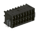 WAGO 713-1430/037-000 Terminal Block, PPA, Black, 2 Row, Header, 3.5 mm, 20 Ways, 10 A, 250 V, Through Hole Right Angle