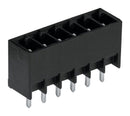 WAGO 714-135 Terminal Block, PPA, Black, 1Row, Header, 3.5 mm, 5 Ways, 8 A, 320 V, Through Hole Vertical