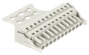 WAGO 721-107/037-000 Pluggable Terminal Block, 5 mm, 7 Ways, 28 AWG, 12 AWG, 2.5 mm², Clamp