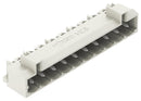 WAGO 721-440/001-000 Terminal Block, PA66, Light Gray, 1Row, Header, 5 mm, 10 Ways, 12 A, 630 V