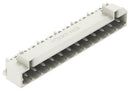WAGO 721-442/001-000 Terminal Block, PA66, Light Gray, 1Row, Header, 5 mm, 12 Ways, 12 A, 630 V
