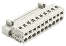 WAGO 721-610 Pluggable Terminal Block, 5 mm, 10 Ways, 28 AWG, 12 AWG, 2.5 mm², Clamp