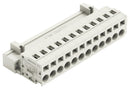 WAGO 721-612 Pluggable Terminal Block, 5 mm, 12 Ways, 28 AWG, 12 AWG, 2.5 mm², Clamp
