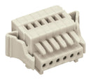 WAGO 733-112/037-000 Pluggable Terminal Block, 2.5 mm, 12 Ways, 28 AWG, 20 AWG, 0.5 mm², Clamp