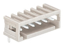 WAGO 733-372 Terminal Block, PA66, Light Gray, 1Row, Header, 2.5 mm, 12 Ways, 6 A, 320 V