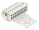 WAGO 734-103/037-000 Pluggable Terminal Block, 3.5 mm, 3 Ways, 28 AWG, 14 AWG, 1.5 mm², Clamp