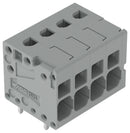 WAGO 2624-1107 Wire-To-Board Terminal Block, Grey, 5 mm, 7 Ways, 24 AWG, 10 AWG, 4 mm², Push In