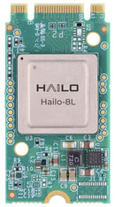 HAILO TECHNOLOGIES LTD HM21LB1C2LAE Hailo 8L AI Module, M.2 Key B+M 2280, PCIe Gen3x2, 1.5W, 13 TOPS, -40 °C to 85 °C