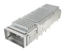 AMPHENOL COMMUNICATIONS SOLUTIONS V95-AAZ01-08000A2 Cage, QSFP, 1 x 1 (Single), With Heat Sink, Without Light Pipe, Through Hole Right Angle, Press-Fit