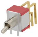 TE CONNECTIVITY - ALCOSWITCH DMTD3T2B2PPRG05 Toggle Switch, On-On-On, DP3T, Non Illuminated, DMT Series, Through Hole
