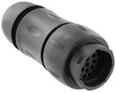 SOURIAU-SUNBANK / EATON UTSX1JC1626P Circular Connector, Standard Circular Connector, TRIM TRIO UTSX Series, Cable Mount Receptacle