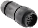 SOURIAU-SUNBANK / EATON UTSX1JC1813P Circular Connector, Standard Circular Connector, TRIM TRIO UTSX Series, Cable Mount Receptacle