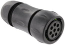 SOURIAU-SUNBANK / EATON UTSX6JC187G1S Circular Connector, Standard Circular Connector, TRIM TRIO UTSX Series, Straight Plug, 7 Contacts