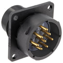 SOURIAU-SUNBANK / EATON UTSX016E8P Circular Connector, Standard Circular Connector, TRIM TRIO UTSX Series, Wall Mount Receptacle