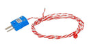 LABFACILITY Z2-K-2.0-7/0.2-MP-JIS Thermocouple, 7/0.2mm Core, K, 75 °C, 250 °C, 6.6 ft, 2 m
