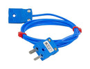 LABFACILITY EXT-K-C1-3.0-MP-MS-JIS Sensor Cable, 7/0.2mm Core, K Type Thermocouple Plug, K Type Thermocouple Receptacle, 2 Positions