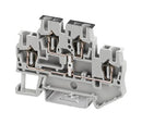 PHOENIX CONTACT 3031539 DIN Rail Mount Terminal Block, Grey, 4 Ways, 28 AWG, 12 AWG, 4 mm², Clamp, 22 A