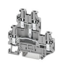 PHOENIX CONTACT 3044652 DIN Rail Mount Terminal Block, Grey, 4 Ways, 26 AWG, 12 AWG, 4 mm², Screw, 24 A