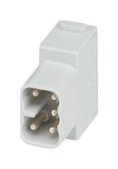 PHOENIX CONTACT 1417372 Heavy Duty Connector, HC-M-02 Series, Insert, 5 Contacts, Plug, Push In Pin