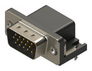 MH CONNECTORS MHHDR-15MNS-A1 D-SUB CONN, R/A PLUG, DE, 15POS, SOLDER