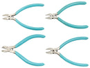 WELLER XCELITE C2KN Electronics Pliers Kit, 4 Pieces, 4" Diagonal Cutters, 4" Diagonal End Cutter Plier, Pro Series