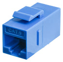 TUK SACK3BL In-Line Adapter, Cat6, UTP, Blue, Adaptor, In-Line, RJ45 Jack, RJ45 Jack