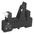 HONGFA 14FF-2Z-C3 Relay Socket, DPDT, DIN Rail, Screw, 8 Pins, 10 A, 250 VAC, 14FF Series