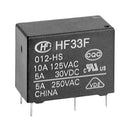 HONGFA HF33F/012-HL3 Power Relay, Flux Proofed, SPST-NO, 12 VDC, 5 A, HF33F Series, Through Hole, Non Latching