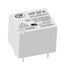 HONGFA HF3FA/005-ZT Power Relay, Flux Proofed, SPDT, 5 VDC, 10 A, HF3FA Series, Through Hole, Non Latching