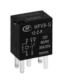 HONGFA HFV9-G/12-ZS Automotive Relay, 12 VDC, 150 A, SPDT, Socket Mount, Quick Connect, HFV9-G Series