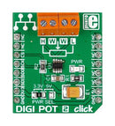 MIKROELEKTRONIKA MIKROE-2332 Add-On Board, DIGI POT 2 Click, MikroE MikroBUS Compatible Development Boards