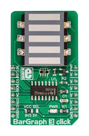 MIKROELEKTRONIKA MIKROE-3264 Add-On Board, BarGraph 3 Click, MikroE MikroBUS Compatible Development Boards