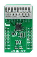 MIKROELEKTRONIKA MIKROE-4376 Add-On Board, ADC 12 Click, MikroE MikroBUS Compatible Development Boards
