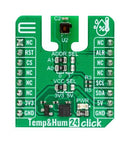 MIKROELEKTRONIKA MIKROE-5651 Add-On Board, Temp and Hum 24 Click, MikroE MikroBUS Compatible Development Boards