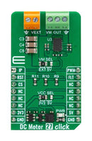 MIKROELEKTRONIKA MIKROE-5806 Add-On Board, DC Motor 27 Click, MikroE MikroBUS Compatible Development Boards